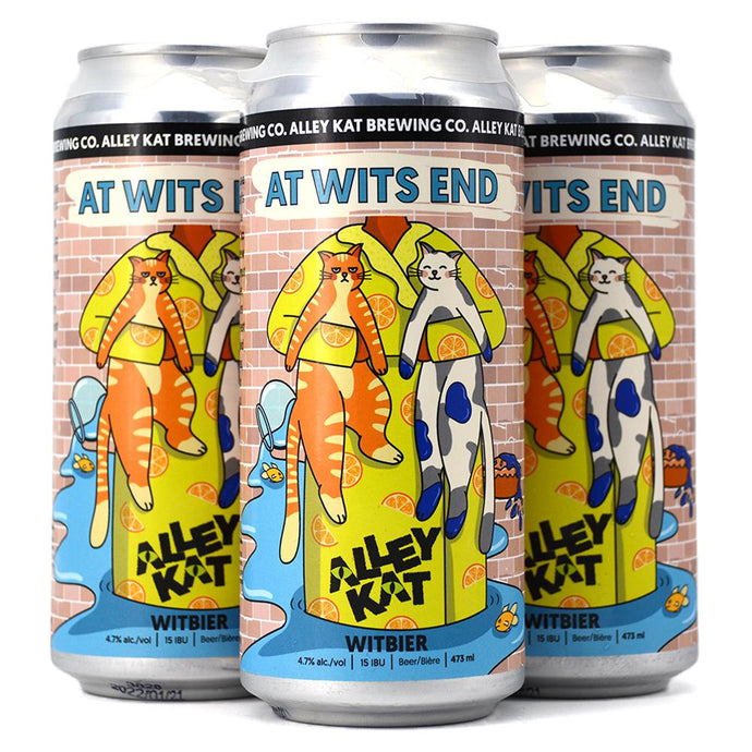 ALLEY KAT AT WITS END WITBIER 4 PK