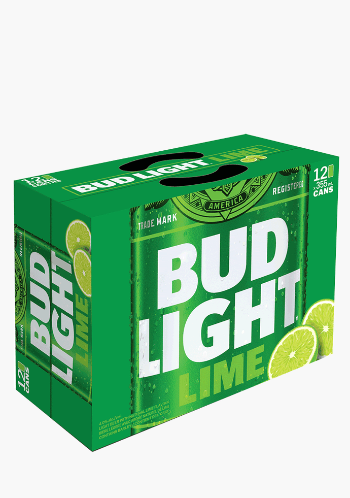 BUD LIGHT LIME 12 CANS 355ML